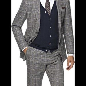 SuitSupply Havana plaid wool cashmere suite 38R
